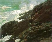 Winslow Homer High Cliff, Coast of Maine USA oil painting reproduction